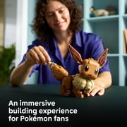 LEGO Pokémon Eevee - Collectible Building Set for Adults, Ages 18+ Posable Pokémon Figure for Display - Desk, Bookshelf or Home Office Decor - Gift for Men & Women - 72151