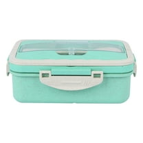 pvdgvd Double-layer Japanese-style Bento Box, Microwave Safe with Handle & Breathable Hole, Leak-proof & Portable for Office Workers