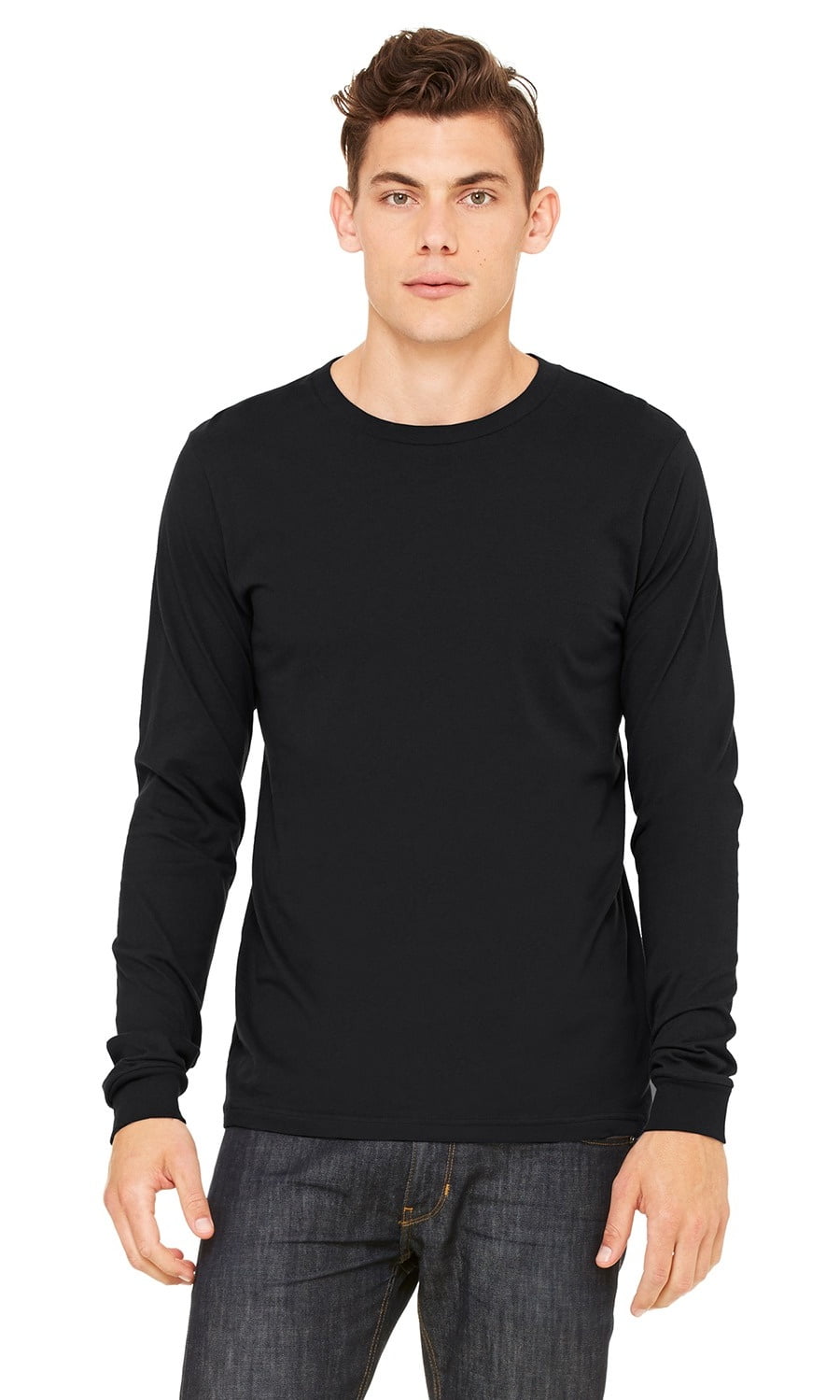 The Bella Canvas Unisex Jersey Long Sleeve T-Shirt BLACK 2XL - Walmart.com