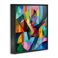thumbnail image 4 of Stupell Industries Layered Luminous Shapes Abstract Painting Black Framed Art Print Wall Art, 12 x 12, 4 of 10