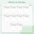 thumbnail image 4 of 20 Pack Clear PlasticPaint Cups with Lids – 3.1" No-Spill Brush Washers for Painter & Artists, Easy-Clean Drawing Pen Rinsers for Classroom, Home & Studio, 4 of 6