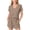 Khaki, variant on KAUOD Girls Lounge Short Set 2 Piece Summer Loose V Neck Shirts and Pocket Shorts Outfits Casual Comfy Solid Clothes
