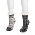thumbnail image 2 of MUK LUKS Women's Chenille Eyelash Mix Cabin Sock (2 Pair Pack), 2 of 3