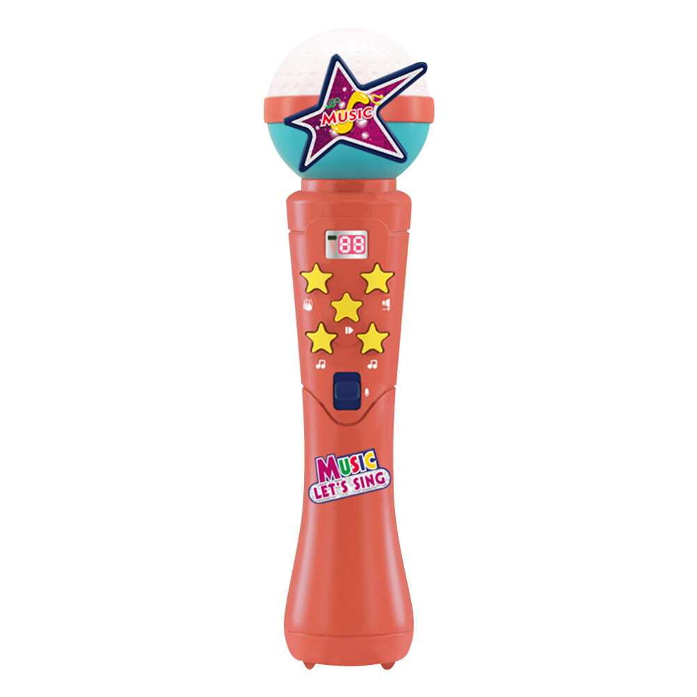 Simulation Microphone Karaoke Prop Pretend Play Toy Children Mic Toy