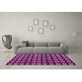 thumbnail image 3 of Ahgly Company Indoor Square Abstract Pink Modern Area Rugs, 5' Square, 3 of 4