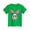 Olive Green, variant on QTBIUQ Graphic Tee for Easter Children's Short Sleeve T-Shirt Cute Bunny Printed Top, Suitable for Boys and Girls Aged 3-16