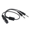 thumbnail image 1 of stanreset Aviation Headset to GA Pilot Headset Adapter Headphone Converter Replacement for Airbus XLR, 1 of 9