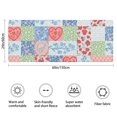 thumbnail image 3 of Pioneer Flower Floral Print Pattern Bathroom Rugs Mat, Non Slip Microfiber Bathroom Rug with Rubber Backing, Soft Mats for Bathroom Floor Tub Shower, 24"x60", 3 of 5