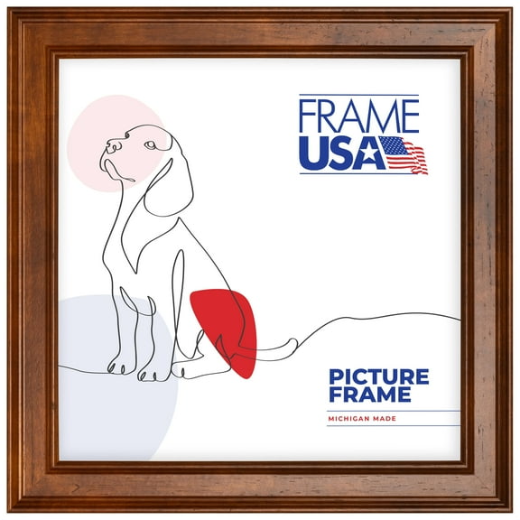 Honey - Beveled Brown 24x24 Inch Picture Frame