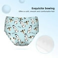 Cauagu Milk Bottles And Cow Head Print Brief Underwear,Stretch Cotton