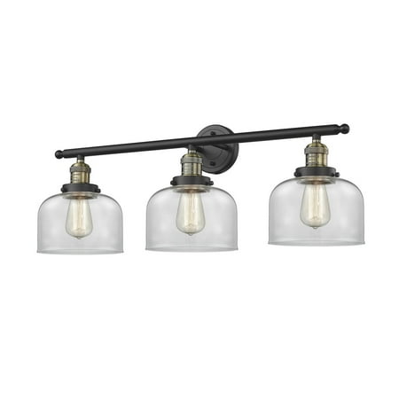 

Innovations 3-LT LED Large Bell 32 Bathroom Fixture - Black Antique Brass - 205-BAB-G72-LED