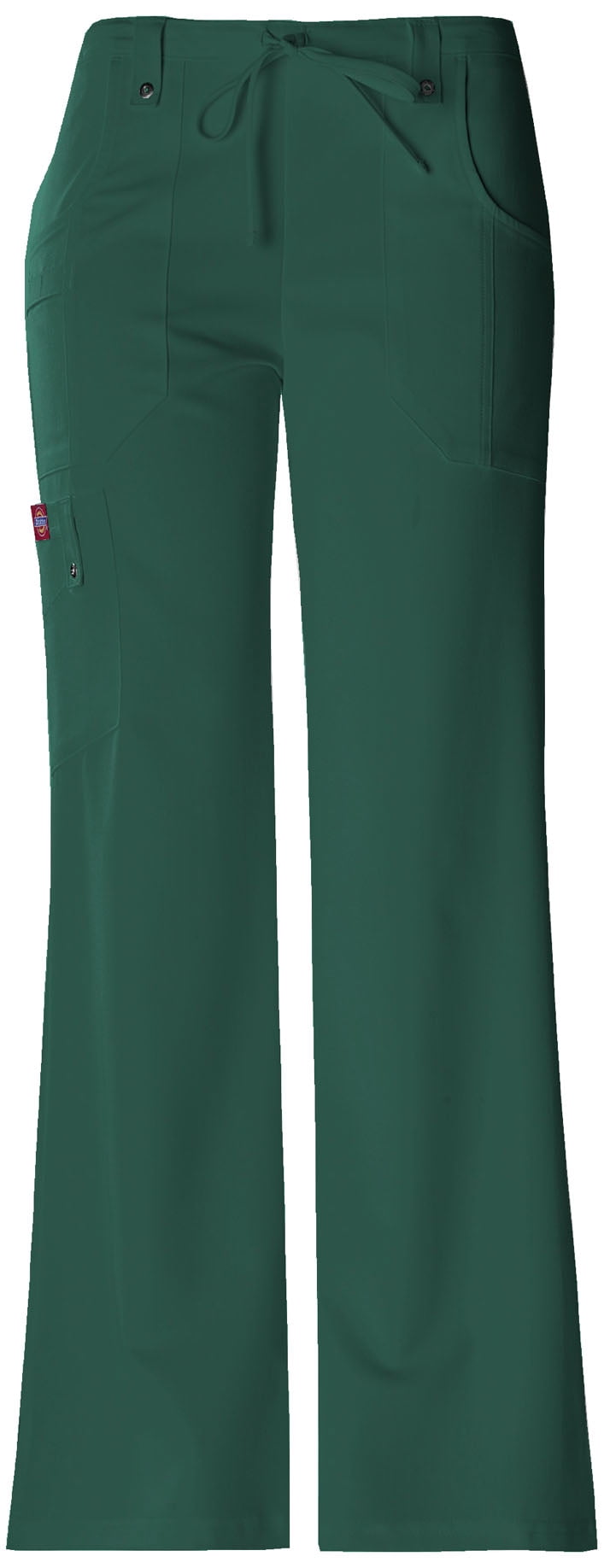 Dickies Xtreme Stretch Scrubs Pant for Women Mid Rise Drawstring Cargo — free download