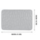 thumbnail image 3 of ¡Últimas Unidades a Precios Bajos!, 1 alfombra de baño de espuma viscoelástica con relieve, absorbente de agua y lavable, antideslizante, gruesa, suave y cómoda para mostrar Akmoler, 3 of 9
