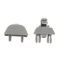 thumbnail image 4 of 2pack Car Interior Sun Visor Hook Bracket 4F0857561 for Gray, 4 of 8