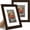 Brown, variant on decorUhome 8x10 Picture Frames Set of 2, Display 5x7 Pictures with Mat or 8x10 without Mat, Wall and Tabletop Display Photo Frames, Gold