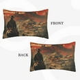 thumbnail image 2 of Lsque 1860s Style American Cowboy Pattern Pillow Case – Soft & Cozy Throw Pillow Cover, Hypoallergenic Cushion Case for Sleeping Women with Envelope Closure-20"x30", 2 of 6