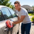 thumbnail image 6 of Round Microfiber Car Polishing Waxing Sponge Pad with Elastic Hand Strap for Auto Cleaning Detailing Applicator, 6 of 6