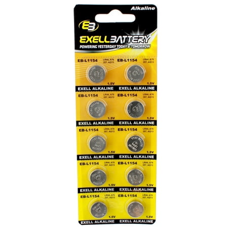 UPC 819891018328 product image for 10pk Exell EB-L1154 Alkaline 1.5V Watch Battery Replaces AG13 357 LR44 | upcitemdb.com