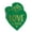 Green, variant on Inkdotpot Love Is Sweet Wedding Bottle Tag Real Silver Foil Favor Hang Tag 100 Pack
