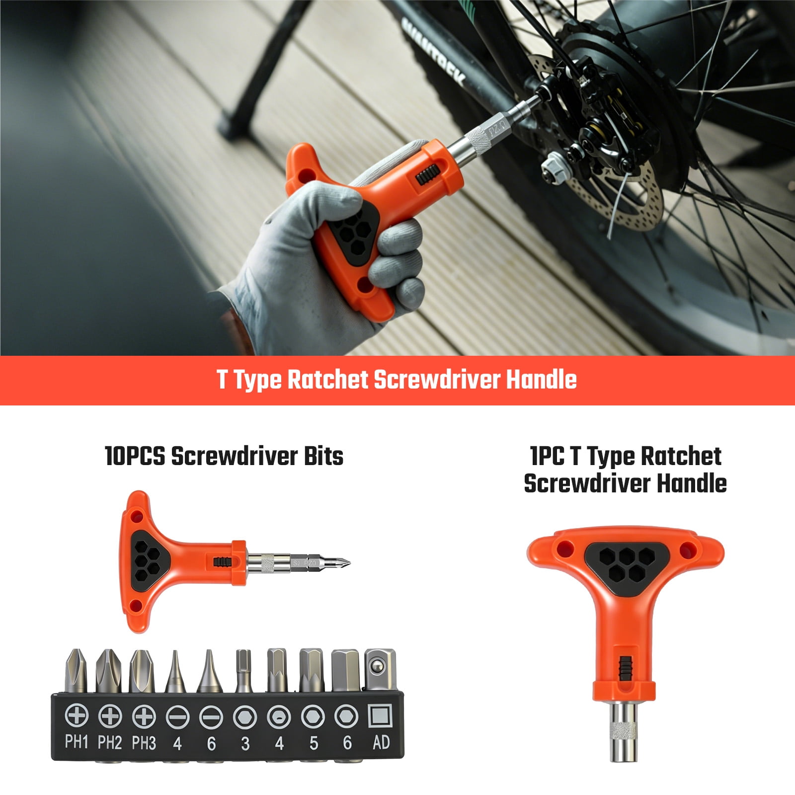 105 Piece Tool Set, General Household Hand Tool Kit with Hard Case, 72-Tooth Ratchet & Socket Set, S2 Drill Bits, Wire Stripper, Hammer, Voltage Tester, for Home DIY, Car Repair, Electrician