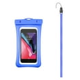 thumbnail image 1 of Transparent Mobile Pouch, Waterproof, Snow Resistant, Dirt Protection Cover for Mobile Gadgets, Protective Case (Blue), 1 of 5