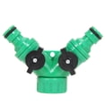 thumbnail image 1 of Tubo de manguera Herramienta de plástico Conector de 2 vías Grifo de 2 vías Divisores de jardín Hugtrwg  Para estrenar, 1 of 3