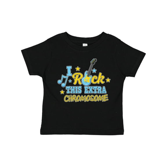 Inktastic I Rock This Extra Chromosome Down Syndrome Awareness Boys or Girls Toddler T-Shirt