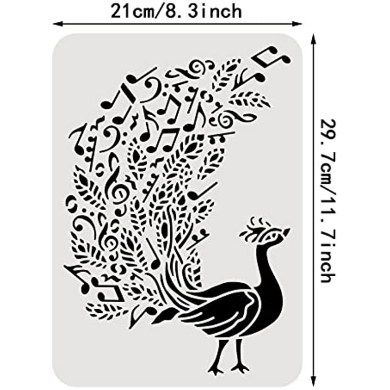 Peacock Stencil