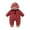 Red, variant on Baby Boy Girls Winter Warm Rompers Unisex Newborn Fleece Outfits Bodysuits Toddler Baby Boys Girls Color Plush Cute Bear Ears Winter Thick Keep Warm Jumpsuit Romper White 3-6 Months