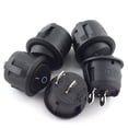 thumbnail image 4 of 5x Small Round On/Off Rocker Switches 12VDC SPST 250V 3A Hole Size 5/8" Diameter, 4 of 8