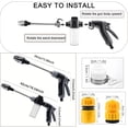 thumbnail image 3 of Pressure Washer, 360° Rotating Nozzle with 3 Spray Modes, Powerful Outdoor Cleaner Compatible with 1/2" Garden Hose, Effortless Dirt & Stain Remover for Patio, Car & Garden Cleaning (1 PC), 3 of 9