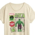 thumbnail image 3 of Marvel Hulk - Action Figure - Women's Short Sleeve Graphic T-Shirt, 3 of 5