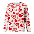 thumbnail image 4 of Chemises à Manches Longues pour Femmes, Col Rond Imprimé, Pull Léger, Vêtements d'Automne, 4 of 4