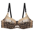 thumbnail image 4 of Plus Size Underwired Comfort Permeable Support Lace Breathable High Quality Lining Bra For Woman New, 4 of 9