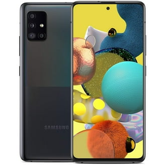 Samsung Galaxy A51 5G Android, Unlocked, Black with Quad-Cam and