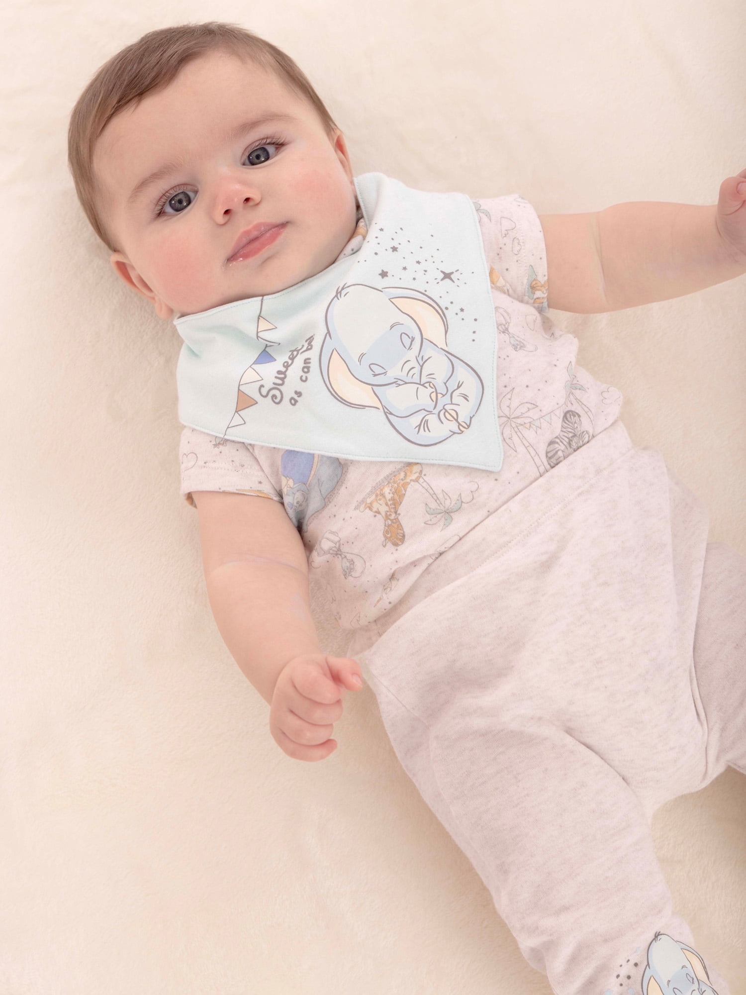 Disney Baby Wishes + Dreams Dumbo Layette Shower Gift Set Bundle, 13-Piece, Sizes NB-3/6M