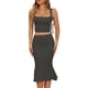 thumbnail image 1 of Conjunto de dos piezas CHYRII vestido midi sin mangas con cuello cuadrado para mujer, 1 of 7