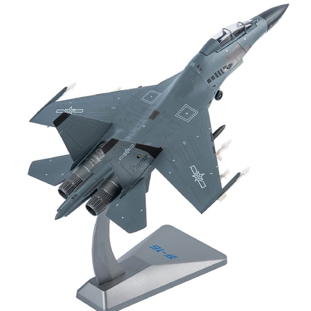 Avion en Métal 1/72 Armée de l'Air Chinoise J-16 Modèles d'Attaque de Chasse pour Collection Cadeau avec Support