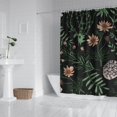 thumbnail image 2 of Waterproof Beautiful Colorful Floral Shower Curtain 72x72 Inch Boho Style Polyester Unique Shower Curtain for Bathroom Hotel Home Decor with 12 Plastic Hooks, 2 of 5