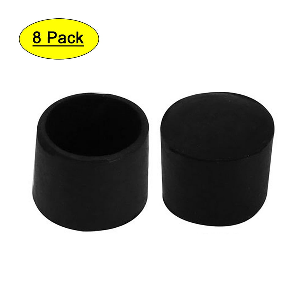 8Pcs Chair Leg Caps Rubber Floor Protector Furniture Feet Covers 25mm