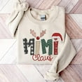 thumbnail image 2 of POPPOP Christmas Claus Embroidery Sweatshirt, Custom Mama Grandma Gigi Mimi Nickname, Gifts for Women Sweater, 2 of 4
