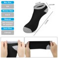 thumbnail image 6 of TSV 12 Pairs Low Cut Socks for Men and Women, Soft Thin No Show Ankle Socks, Black with Gray, 6 of 6