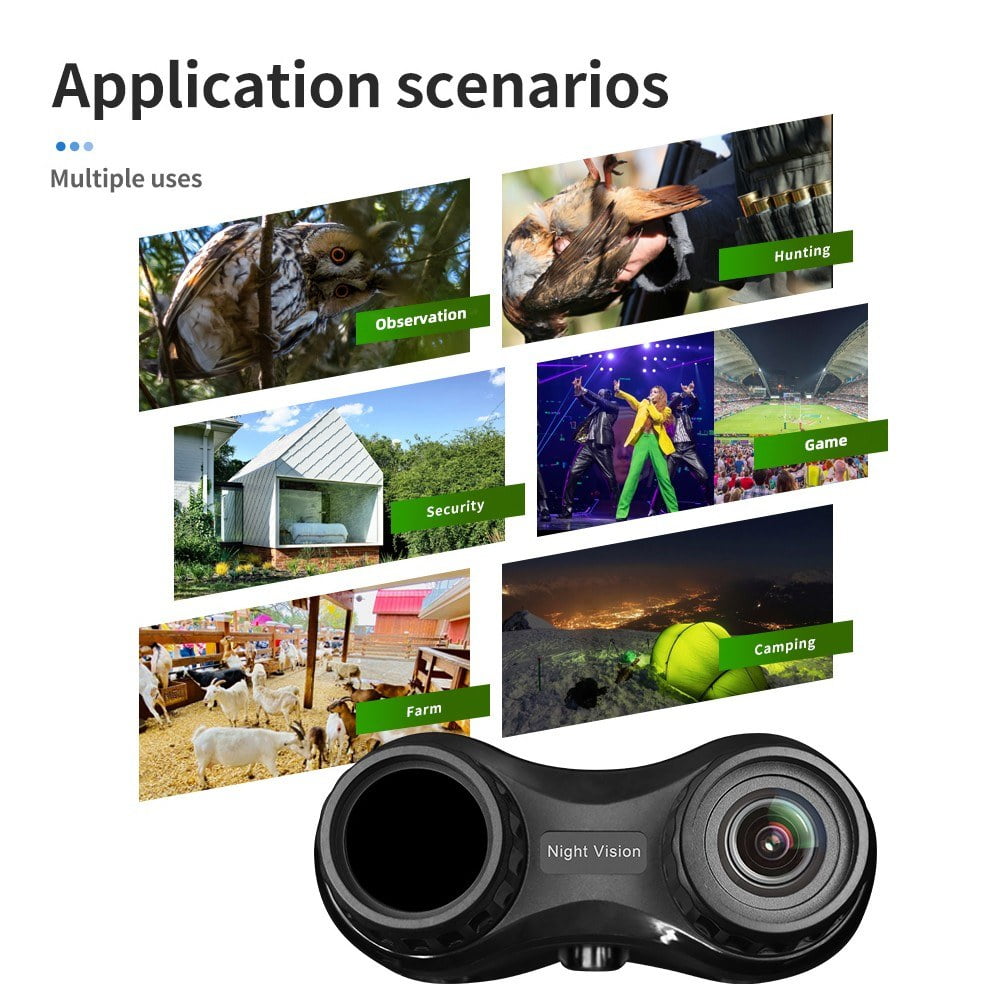 4K Night Vision Goggles 36MP Binoculars with 3.2 Inch LCD Screen
