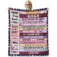 thumbnail image 1 of LHSHID Gigi Gifts for Grandma from Grandkids Gigi Birthday Gifts Gifts for Gigi Gigi Gifts for Mothers Day Christmas Gigi Blanket 30"x40", 1 of 6