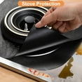 thumbnail image 2 of TSV 6pcs Gas Stove Burner Covers, Reusable Non-Stick Gas Range Protectors for Kitchen, 0.2mm Double Thickness, 10.6" x 10.6", 2 of 5