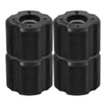 thumbnail image 1 of KALLORY 4 Pcs Roulements de Roue de Tondeuse à Gazon de Rechange Bagues Noires Matériau Pe pour Outils Électriques, 1 of 8