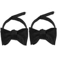 thumbnail image 1 of 2pcs Bowtie For Men Polyester Men Classic Bowtie Tuxedo Wedding Suit Accessory, 1 of 9