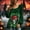 Army Green, variant on Women's Halloween Witch Broom Graphic Long Sleeve Crew Neck Top Loose Fit Irregular Hem for Ugly Sweater Contest Party Black M