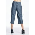 thumbnail image 2 of Larry Levine Capris - Dark Navy - 6, 2 of 3