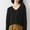 Black, variant on Women's Spring/Autumn V Neck Knit Sweater | Loose Fit | Korean Style | Versatile Layering Piece Sweat Womens Shirt Hoodie Men Lightweight V Neck Sweater Sweaters Bulk Banana Deplorable